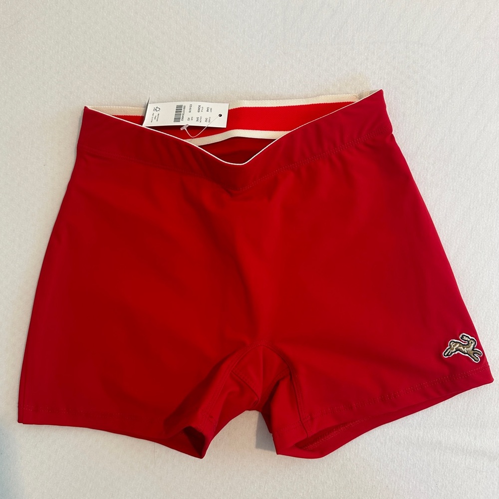 Tracksmith x J.Crew Race Short in Signal Red Color size XS